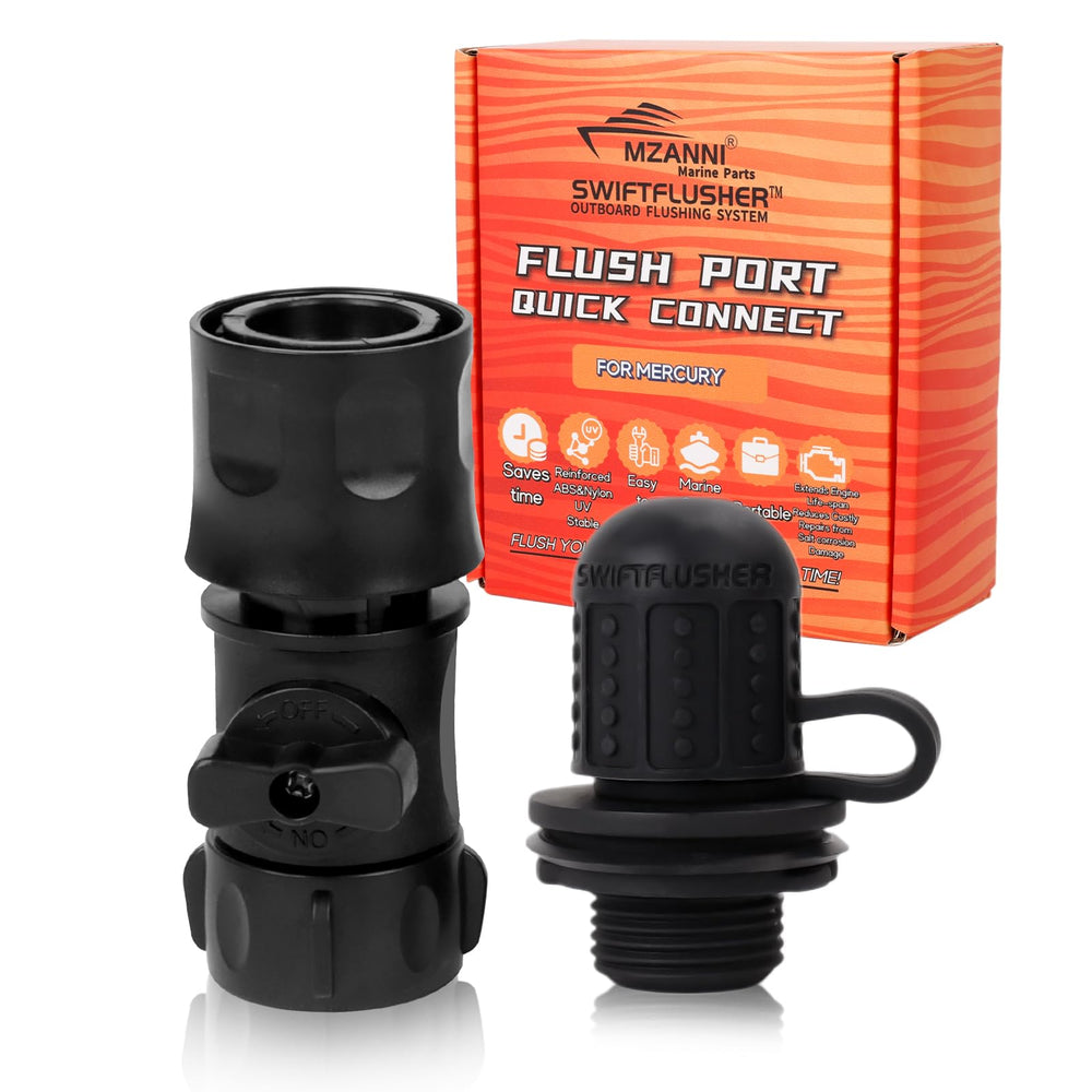 MZANNI SWIFTFLUSHER front view showing robust quick‑connect and durable finish
