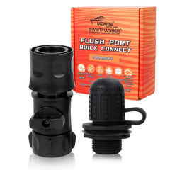 MZANNI SWIFTFLUSHER front view showing robust quick‑connect and durable finish