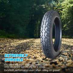 MZBZYU tire mounted on e-bike wheel, better shock absorption while riding