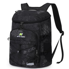 N NEVO RHINO front view showing backpack design and capacity benefit