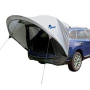 Napier Sportz Cove front view showing shelter and protected hatch access