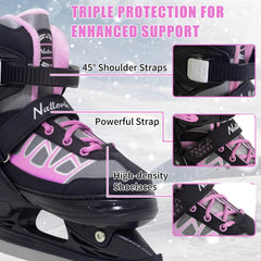 Nattork reinforced ankle support and toe cap for added safety