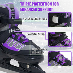 Nattork ankle support and reinforced toe cap for enhanced stability