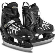 Nattork front view of skates showing secure buckles and fit benefit