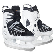 Nattork front view white skates showing clean profile and fit benefit