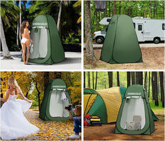 NC folded tent flat in carrying bag highlighting compact storage benefit