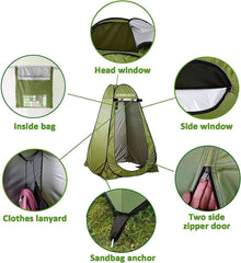 NC tent interior with PE floor and mesh top showing cleanliness and ventilation