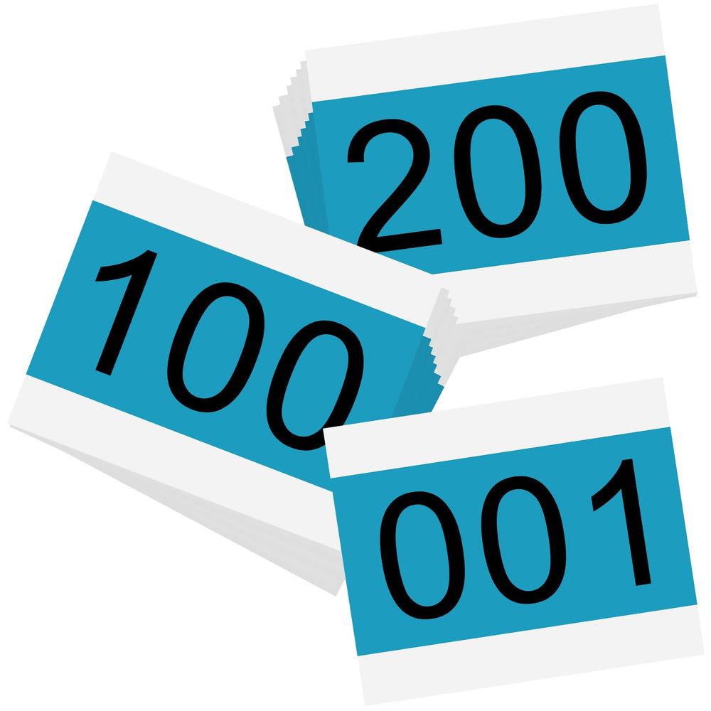 NELOMO front view of race bib showing clear number and clean layout