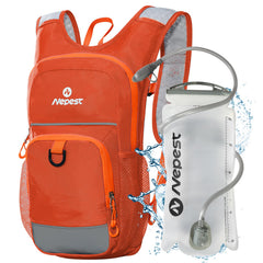Nepest kids backpack front view showing compact design and easy access