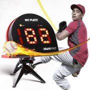 NET PLAYZ front view of speed radar showing compact housing and controls for easy setup