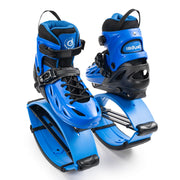New Bounce medium blue front view showing secure fit and fun design