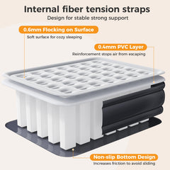 NEWBULIG built-in pump and control panel for fast one-touch inflation and deflation