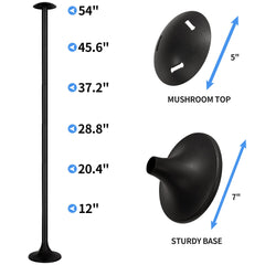 NEXCOVER wide 7-inch base for greater stability and load distribution