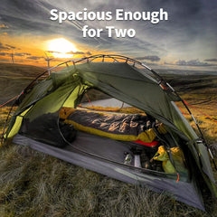 Night Cat tear-stop fabric and taped seam close-up for reliable rain protection