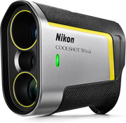 Nikon COOLSHOT 50i GII front view showing compact body and controls for easy carry