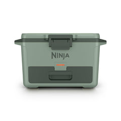 Ninja FrostVault front view showing robust build and Spanish Moss finish benefit rugged travel