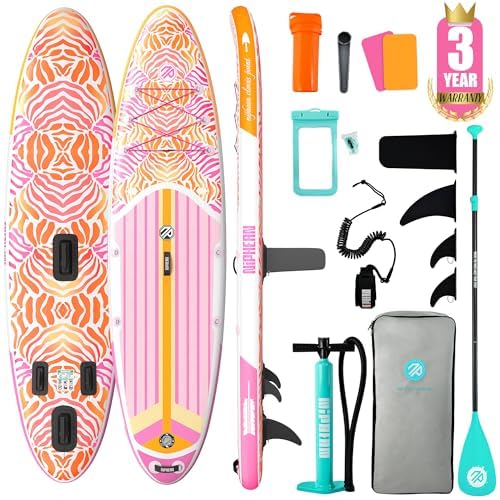 niphean front profile peach orange showing deck and nose, clear visibility and stability