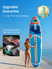 niphean inflated sup on calm lake demonstrating stability and recreational performance