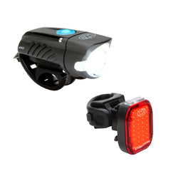 NiteRider Swift 450 front view showing beam and mounting benefits