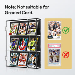 NIUBEE magnetic door open for quick card swaps and easy access benefit