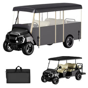 NiuWasmile front view of golf cart cover showing full weather protection and fit