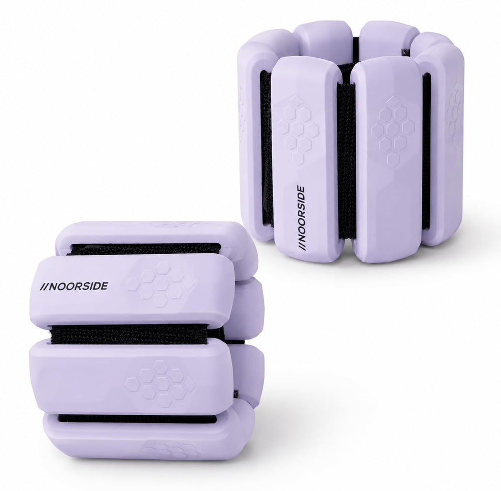 NOORSIDE front packaging showing wearable weights and benefits