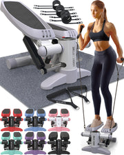 Nordic Lifting front view showing compact stepper and sturdy frame for stable workouts