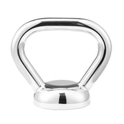 Northdeer handle front view showing chromed-steel finish and secure grip benefit