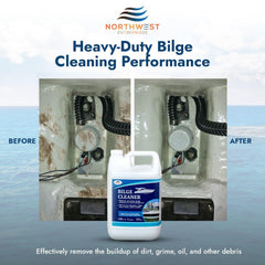 NORTHWEST ENTERPRISES label close-up highlighting directions and safety benefits