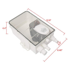 NovelBee clear screw-down cover detail for quick inspection and splash reduction
