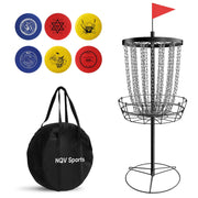 NQV front view of assembled basket showing sturdy frame and catch surface benefit