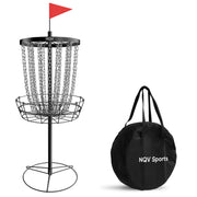 NQV front view of basket showing full target and sturdy rim for reliable practice