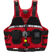 NRS Rapid Rescuer front view showing pockets and secure storage benefits