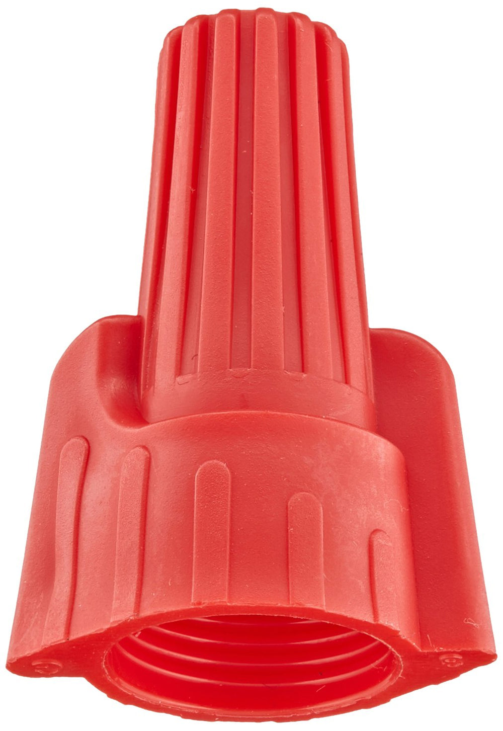 NSI front view of winged connector showing ridged grip and wings for faster twisting