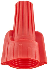 NSI front view of winged connector showing ridged grip and wings for faster twisting