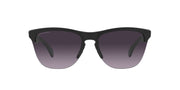 Oakley front view matte black frame showing clean profile and versatile style