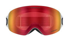 Oakley side profile with strap showing helmet compatibility and secure fit benefit