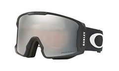 Oakley Line Miner close-up of Prizm Black Iridium lens enhancing contrast