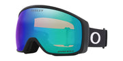 Oakley Line Miner XM front view showing matte black frame and Prizm lens clarity benefit