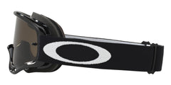 Oakley O Frame MX close-up of Dark Grey lens highlighting scratch resistance