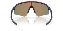 Oakley Sutro Lite Sweep worn by cyclist outdoors demonstrating wide coverage and active use