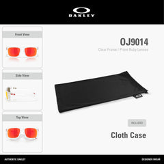 Oakley Prizm Ruby lens close-up demonstrating enhanced contrast and color detail