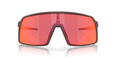 Oakley Sutro front view matte grenache frame showing full-face coverage and bold style