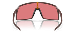 Oakley Sutro sunglasses in action on a mountain bike trail showing protective coverage