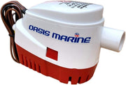 OASIS MARINE front view of pump showing compact housing and reliable performance