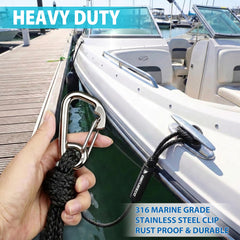 Obcursco spliced eye detail for quick loop tie-ups and durability