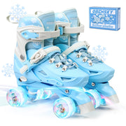 OBENSKY front view showing boxed skates, ready-to-gift and durable