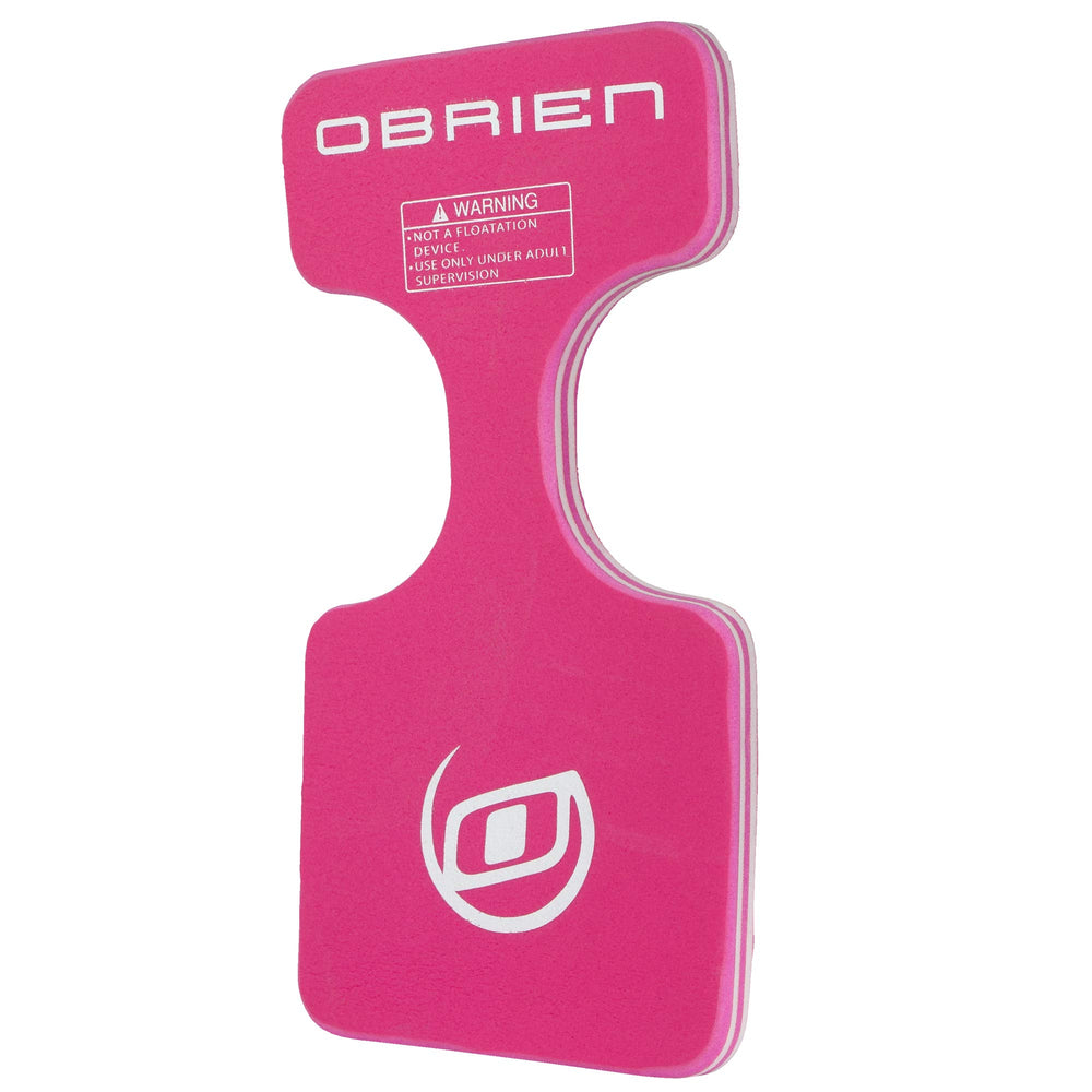 O'Brien XL foam saddle front view showing pink color and stable design for lounging