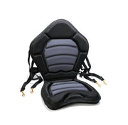 OceanMotion front view of seat on kayak showing improved comfort