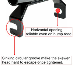 ODIER adapter in use on a roof rack demonstrating secure transport